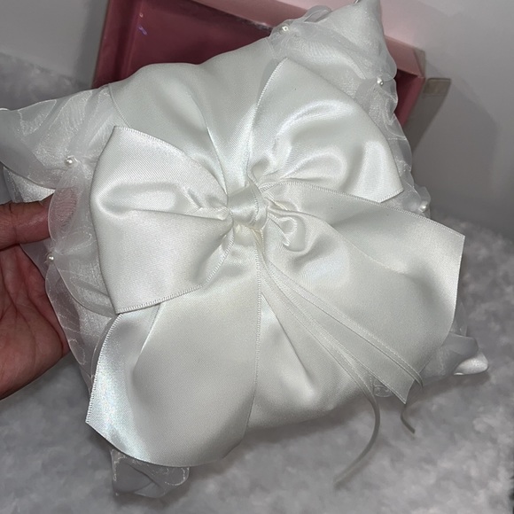 Studio His & Hers Wedding Ring Pillow - Picture 5 of 6